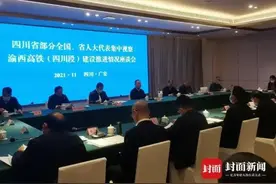 最新！预计到重庆主城区22分钟，将力争明年上半年渝西高铁广安段开工建设图片