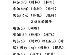 五年级下册语文词语表汇总图片