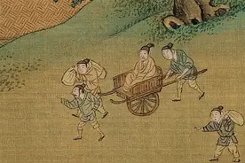 仇英版《清明上河图》，人物画得相当生动传神，需细品图片