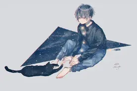 治愈少年！好喜欢蓝色图片