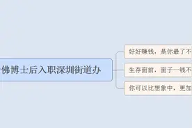 哈佛博士后入职深圳街道办：面子算什么，我只想赚钱，精辟图片