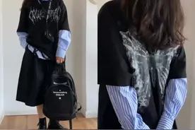 衬衫超简单的5种叠穿方法，原来还能这么穿图片