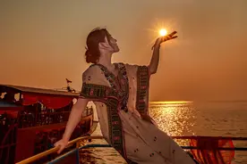 醉在夕阳里，太美了图片