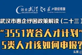 “3551光谷人才计划”5类人才该如何申报?图片