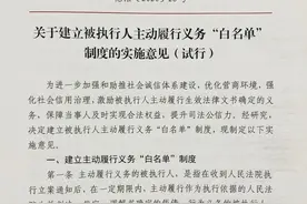 信用还能修复？执行“白名单”告诉你：可以！图片