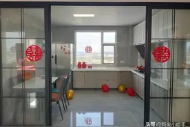 看她家婚房，布置太喜庆了，全屋装修花了12万，真心羡慕图片