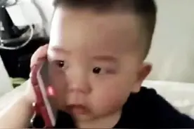 宝宝不听话被妈妈打屁股，妈妈去卧室的功夫，回来看到宝宝，笑喷图片