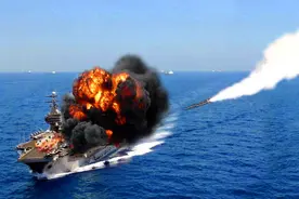 模拟中美航母“史诗级对决”，中方惜败？美海军上将表示不同意图片