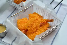 虾的别样吃法，金黄酥香不用一滴油，双口味又解馋还不长肉图片