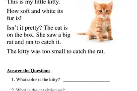 英语原版阅读：My Little Kitty图片