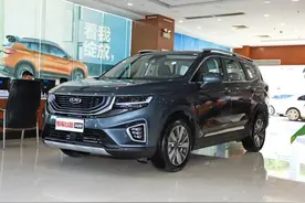 不到15万元，大空间SUV，吉利豪越到店实拍图片