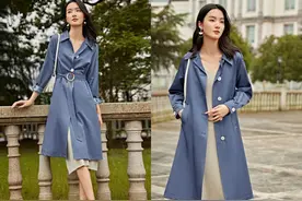 今秋最流行这件“风衣”，时髦好看还很显气质！图片