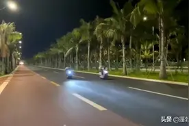 海口“飙车党”改装电摩深夜当街“飙车炫酷”？交警：涉嫌多项违法将严查图片