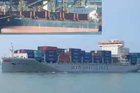 邦太供应链 | 万海一集装箱船与散货船相撞，受损严重，船期延误图片
