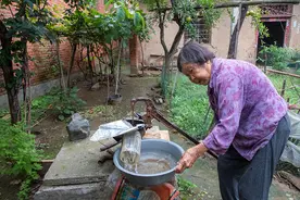 实拍农村大妈自己杀鸡补身子，不愿和儿孙住一起，103岁单独生活图片