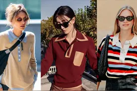 POLO衫的风潮又吹回来了！开春了选择POLO衫，时髦又个性图片
