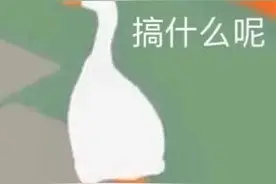表情包｜一只鹅骂骂咧咧地走来图片