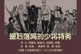 连环画欣赏 《最后落网的少将特务》图片