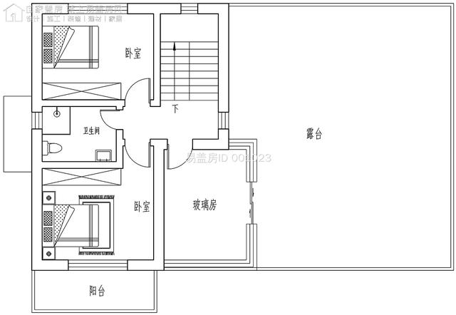 每日农村建房图集——甘肃15m×9.5m现代别墅