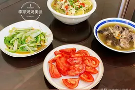 我家的晚餐在朋友圈火了，3菜1汤，营养全面，孩子爱吃不挑食图片