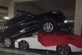 保时捷女司机霸占车位放狠话：有本事停我车上，大众车：满足你图片