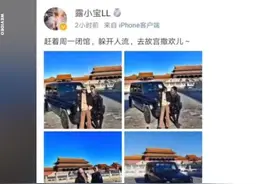 进故宫奔驰车主回应：朋友向我借车，说故宫邀请她参加活动图片