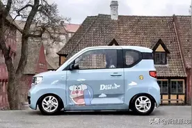 五菱又出手了，11月上新一款新能源汽车，能上牌，价格只要2万图片