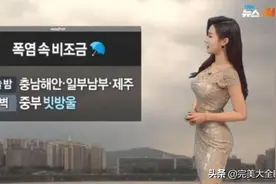 “韩国朝鲜”天气预报女主持人的对比照图片