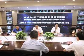 6月29日，智慧旅游创新研究院在都江堰市挂牌成立图片