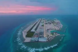 南沙永暑岛永久陆地达2.8平方公里，淡水储量惊人，可供6万人使用图片