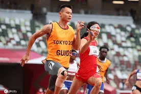 残奥冠军和她的领跑员：牵引绳一拉就感知状态，建立信任最难图片