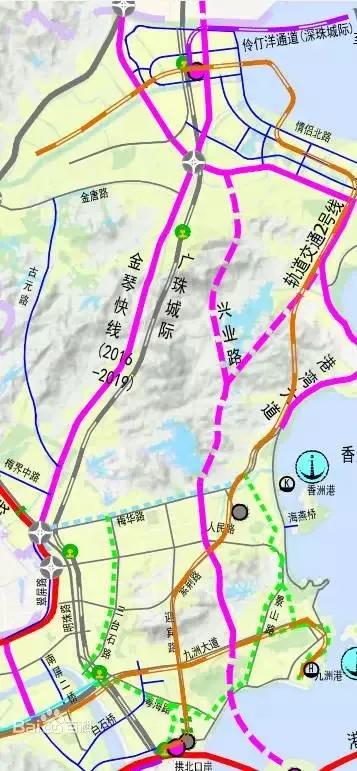 珠海将迎来首条“地铁”！线路图首次曝光