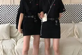 酷酷的闺蜜出街穿搭指南图片
