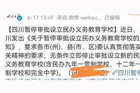 停止对义务教育阶段民办校的审批，是好事。取消民办办学也不可取图片