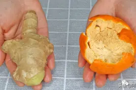橘子皮不要扔了，加一块生姜，教你从没见过的做法，真是太厉害了图片