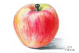 「简单好看彩铅画」彩铅画之营养水果系列图片