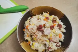 懒人做饭：电锅版的腊味芋头饭图片