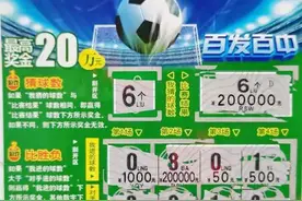 进“球”啦！云阳彩民中刮刮乐“点球大战”20万大奖图片
