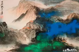 2021年中国禅意书画名家泼彩系列/张大千图片