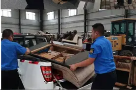 废旧家具没地儿扔？我市首家大件垃圾处理中心投入使用图片