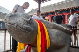 故城遗址上有一个村庄，地下埋藏很多宝贝，突然爬出一只大赑屃图片