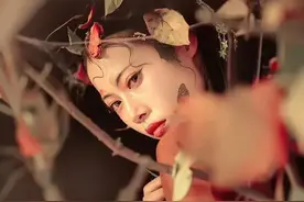 诗词/摄影欣赏：《出水芙蓉》&《枯叶蝶》图片