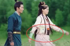 唐嫣怀孕拍戏太敬业！新剧穿古装都藏不住孕肚好抢眼，演技却遭批图片