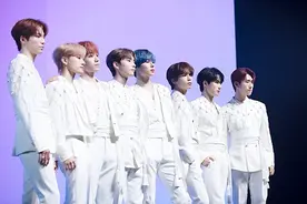 韩国男团E'LAST正式出道，8人穿白衣帅气亮相图片