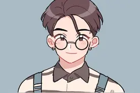 文艺青春少年插画图片