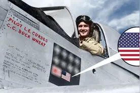 美国飞行员真厉害！击落过德意日战机，连未来老婆的飞机也没放过图片