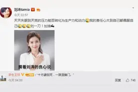 刘涛深夜发文诉压力，老公王珂留言：“十方婆伽梵，一路涅槃门”图片