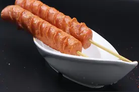 纯肉美味大香肠，满口肉香味图片