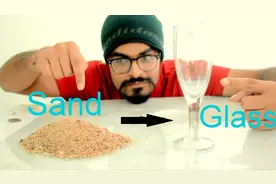 沙子加热到2200°会变玻璃？将沙漠做成玻璃节约资源，是否可行？图片