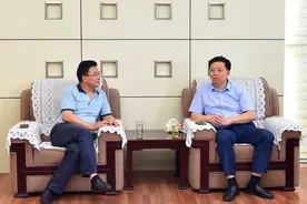 我院党组书记、代理检察长张洪伟到山东高速枣庄运管中心走访调研图片